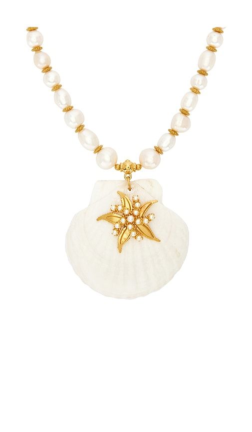 Juni Necklace in White - Brinker + Eliza - Modalova