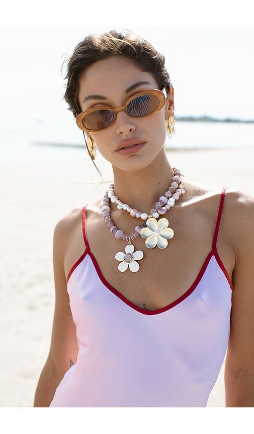 Flora Necklace in Multi - Brinker + Eliza - Modalova