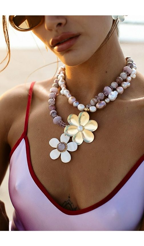 Haze Necklace in Purple - Brinker + Eliza - Modalova