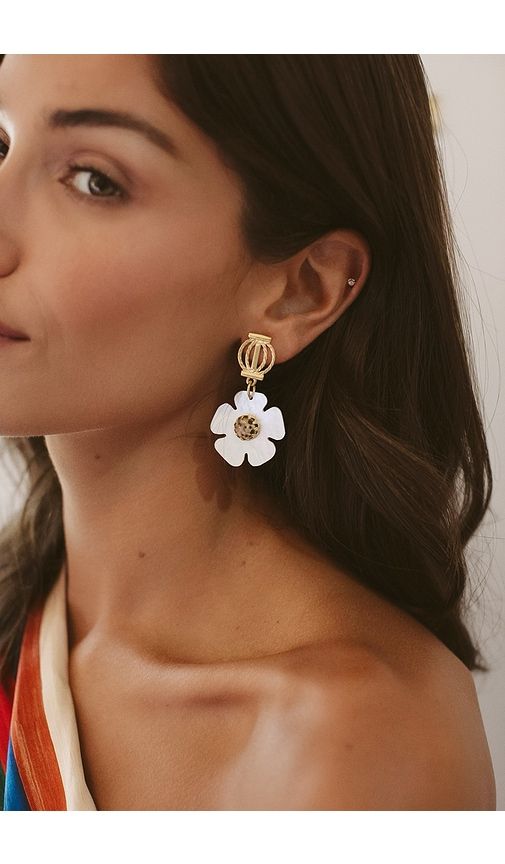 Moonflower Earrings in Pink - Brinker + Eliza - Modalova