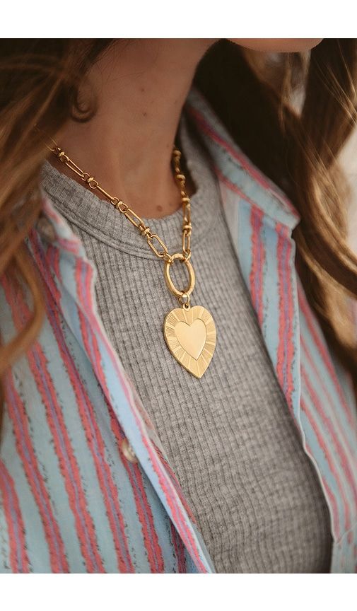 The Best Is Yet To Come Necklace in Metallic - Brinker + Eliza - Modalova