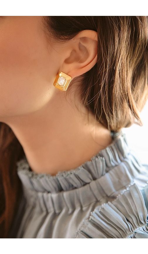 Heritage Earrings in Metallic - Brinker + Eliza - Modalova