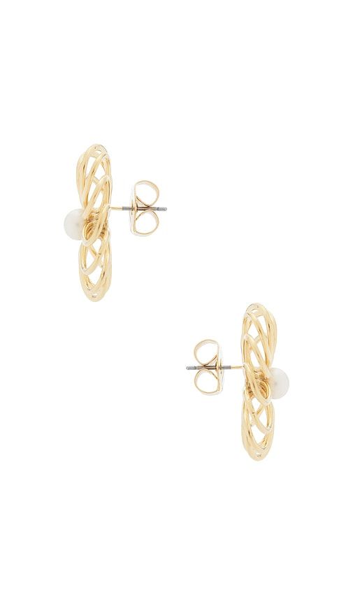 Della Earrings in Metallic - Brinker + Eliza - Modalova