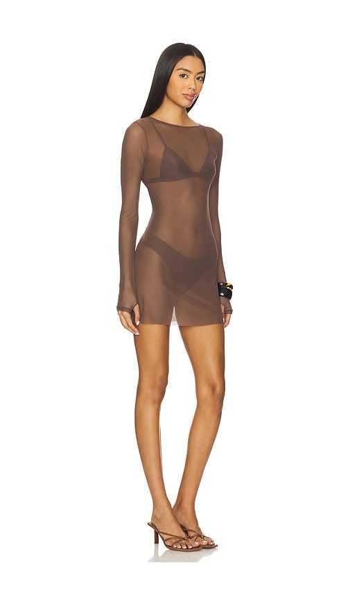 Gisele 2.0 Mini Dress in Brown. - size M/L (also in XS/S) - Bond Eye - Modalova