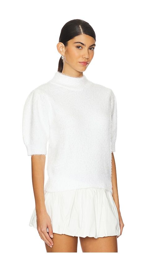 Sweater Blouse in White. - size L (also in M, S, XS) - Bobi - Modalova