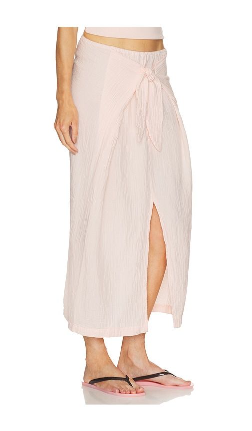 Faux Sarong Skirt in Pink. - size L (also in XS) - Bobi - Modalova