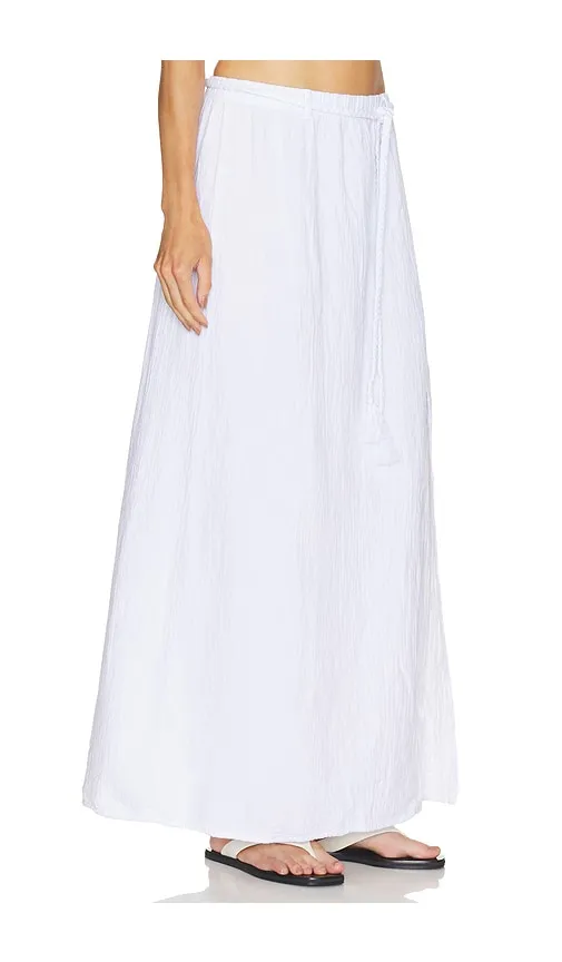 Belted Maxi Skirt in . - size L (also in M, S, XL, XS) - Bobi - Modalova