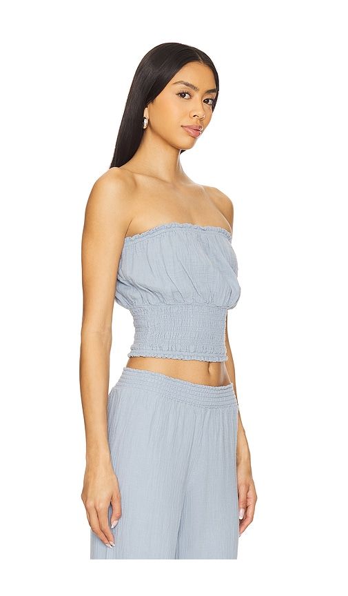Beach Strapless Top in Baby Blue. - size L (also in M, S, XL, XS) - Bobi - Modalova
