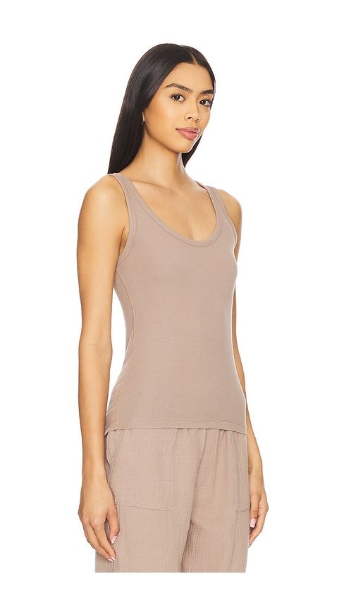 Rib Tank in Taupe. - size L (also in M, XL) - Bobi - Modalova