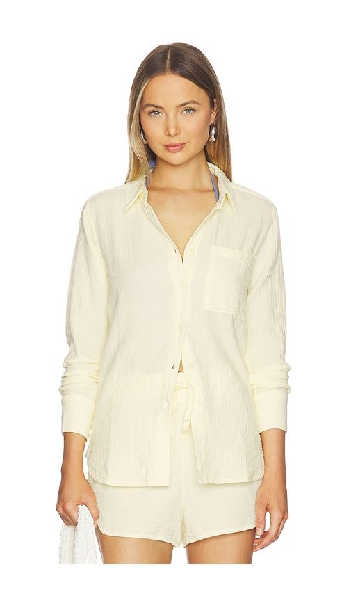 Button Down Shirt in Yellow. - size L (also in M, S, XL, XS) - Bobi - Modalova