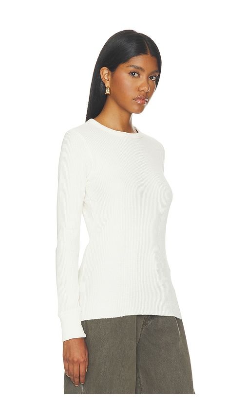Longsleeve Classic Thermal Top in White. - size L (also in M, S, XL, XS) - Bobi - Modalova