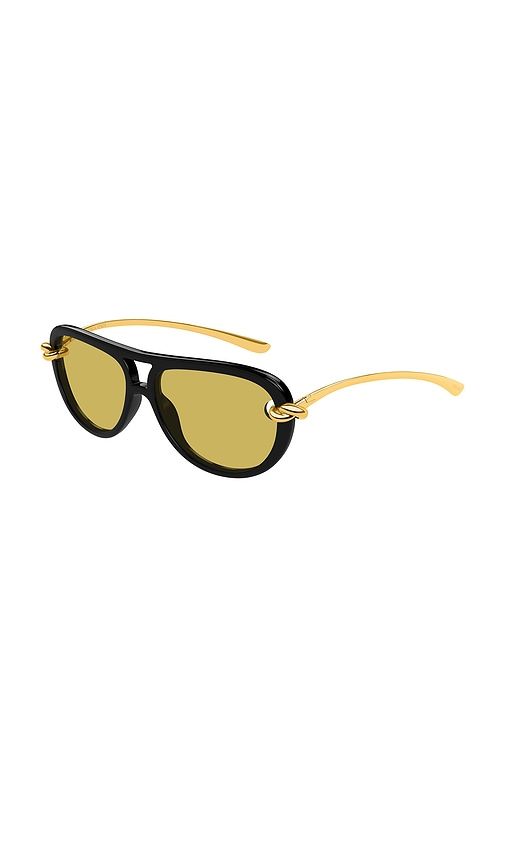 Oval Sunglasses in - Bottega Veneta - Modalova