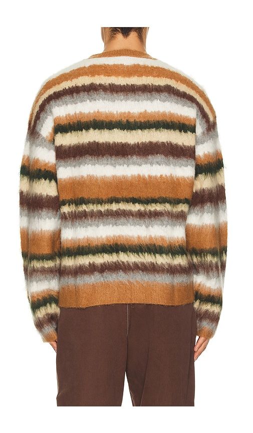 Alpaca Brushed Stripe Sweater in Brown. - size L (also in S) - Bound - Modalova