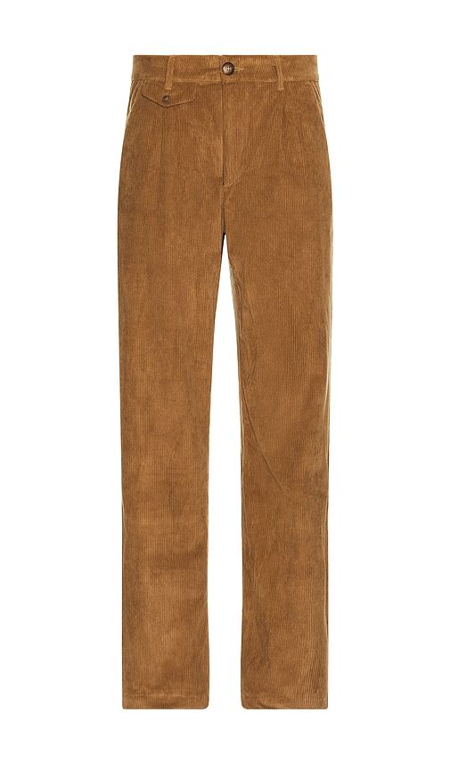 Wide Leg Cord Trouser in Brown. - size L (also in M, S, XL/1X) - Bound - Modalova