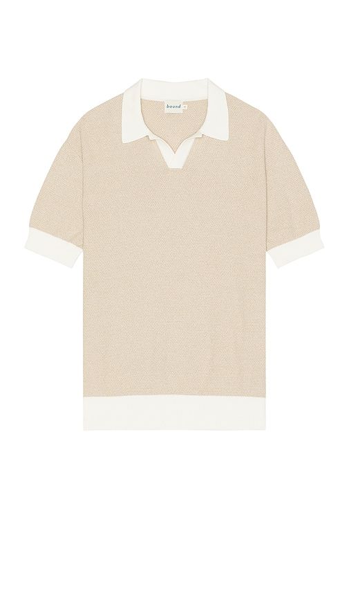 Texture Knit Polo in Brown. - size L (also in M, S, XL/1X) - Bound - Modalova