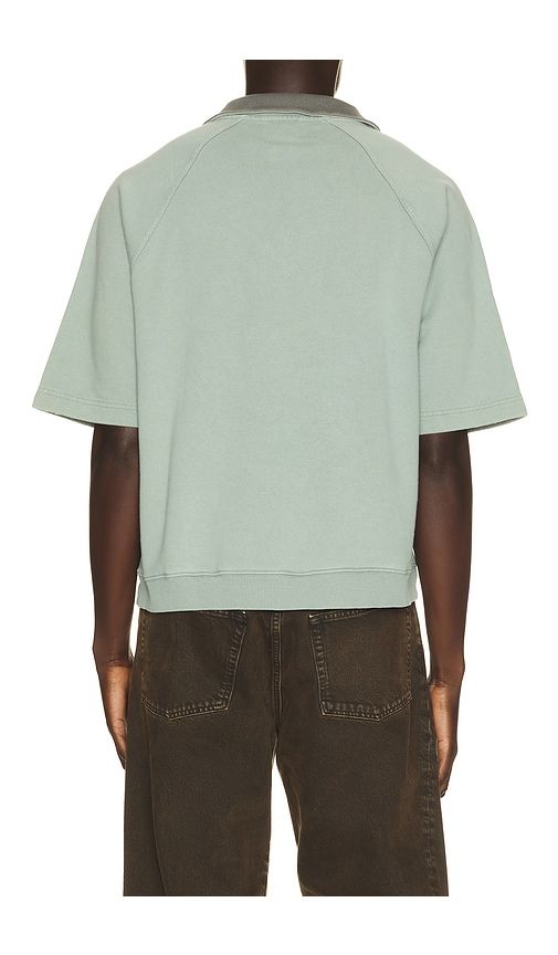 Acid Wash Jersey 1/2 Zip Polo in . - size L (also in M, XL/1X) - Bound - Modalova