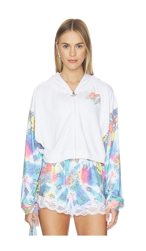 Alex Zip Up in White. - size M/L (also in XL/XXL, XS/S) - Boys Lie - Modalova