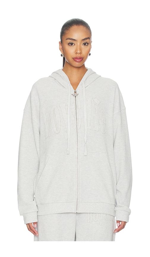 No Grey Area Thermal Harley Zip Up in Grey. - size M/L (also in XS/S) - Boys Lie - Modalova