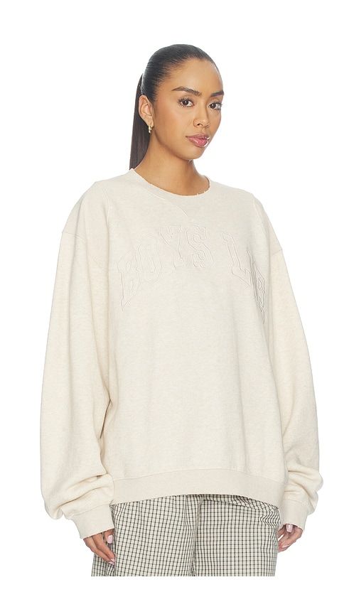 All-star Distressed Kara Crewneck Sweatshirt in Beige. - size M/L (also in XS/S) - Boys Lie - Modalova