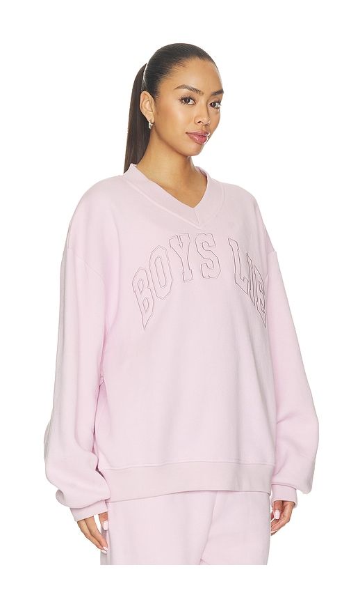 All-star V3 Hayley V-neck Sweatshirt in Pink. - size L/XL (also in S/M) - Boys Lie - Modalova
