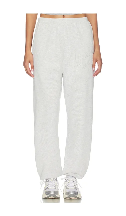 No Grey Area Thermal Kimmy Pant in Grey. - size L (also in M, S, XL/1X, XS) - Boys Lie - Modalova