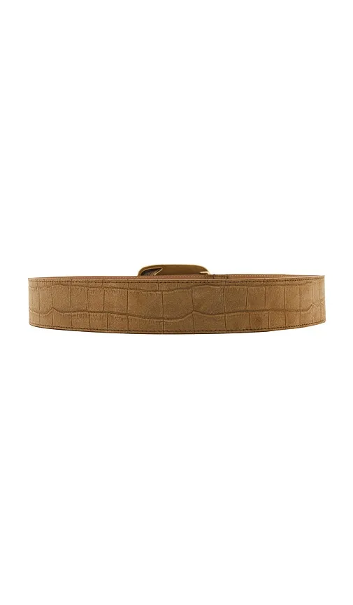 Leighton Croco Suede Belt in Brown. - size S (also in XS) - B-Low the Belt - Modalova
