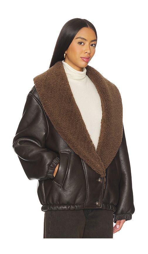Leather Jacket in Brown. - size M (also in S, XS) - BLANKNYC - Modalova