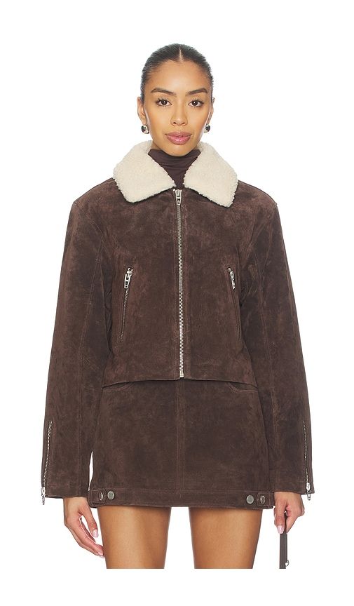 Cropped Jacket in Brown. - size L (also in M) - BLANKNYC - Modalova