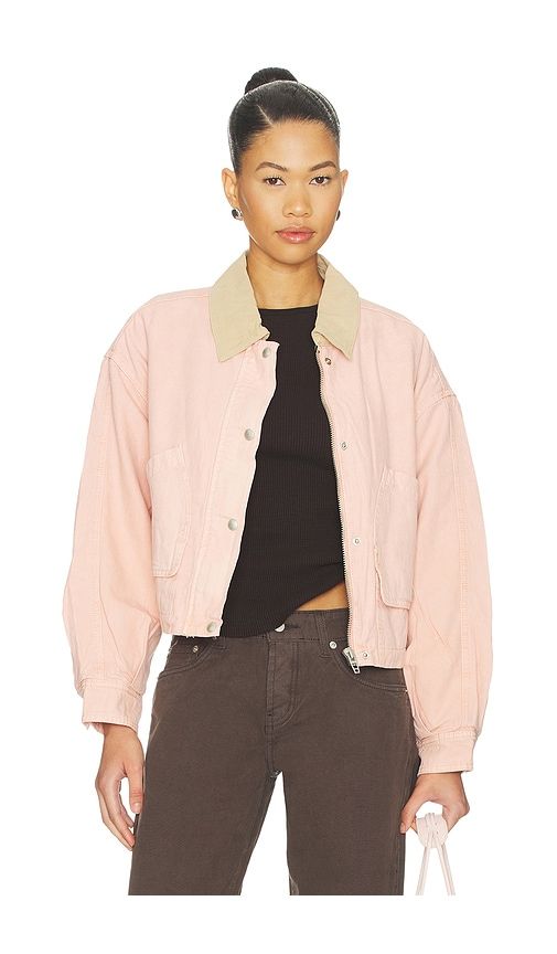 Collared Jacket in Pink. - size L (also in M, S) - BLANKNYC - Modalova