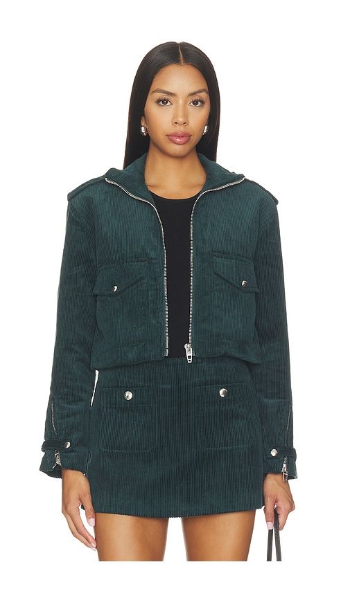 Cropped Jacket in Navy. - size L (also in M, S, XS) - BLANKNYC - Modalova