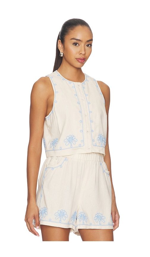 Sleeveless Top in Cream. - size L (also in M, S, XS) - BLANKNYC - Modalova