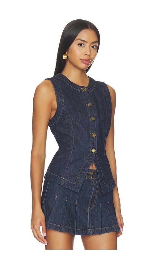 Denim Vest in Blue. - size L (also in M, S, XS) - BLANKNYC - Modalova