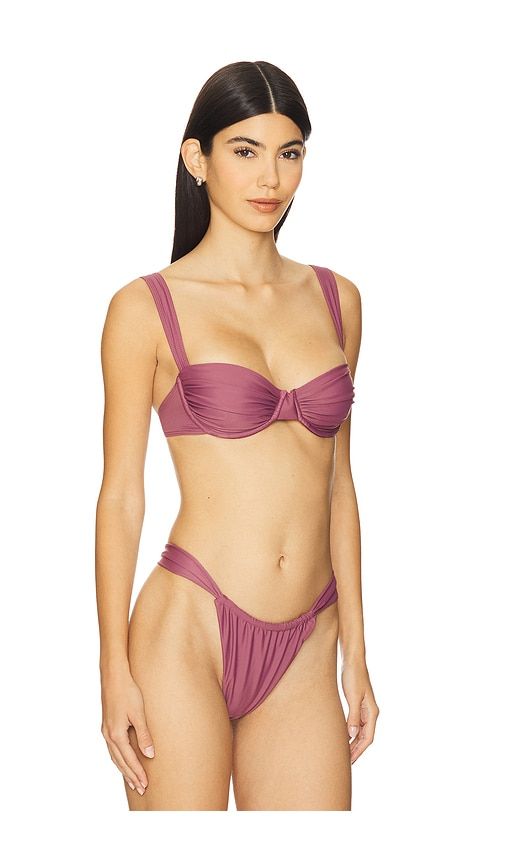 Oracle Bikini Top in Mauve. - size M (also in S, XS) - Belle Anna - Modalova