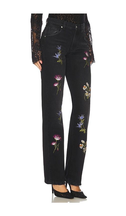Embroidered Denim Straight Leg in . - size 36 (also in 40) - Blumarine - Modalova