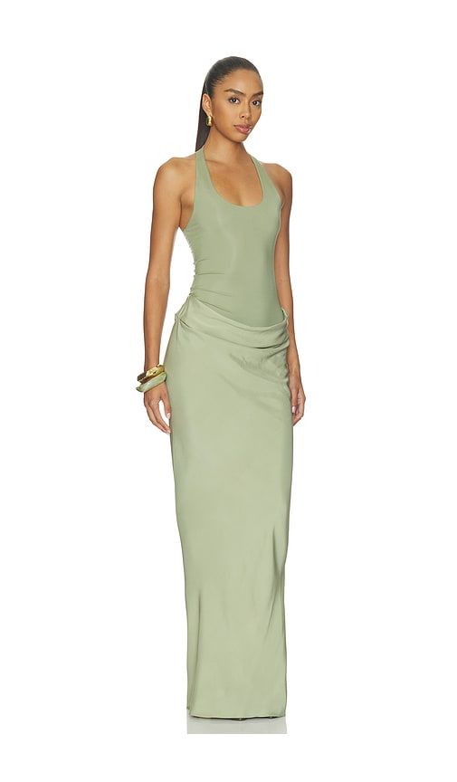 Jade Maxi Dress in Green. - size M (also in XS) - Benni - Modalova