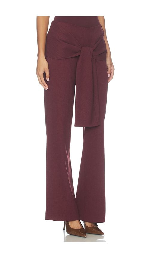 Verner Pant in Burgundy. - size L (also in M, S, XL, XS) - Benni - Modalova