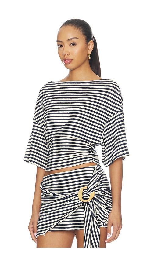 Rika Tee in Navy. - size L (also in M, S, XS) - Benni - Modalova