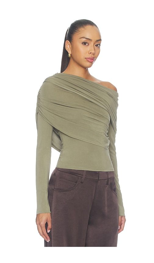 Otto Long Sleeve Top in Green. - size L (also in M, S, XL) - Benni - Modalova