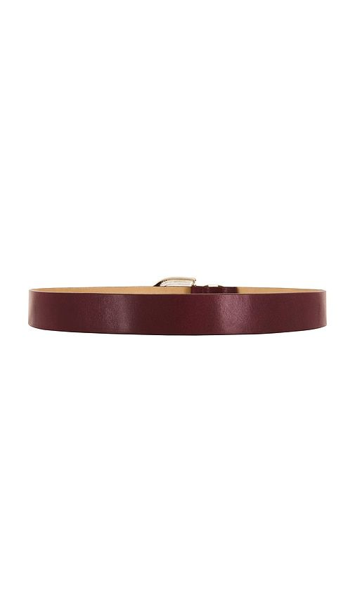 Mena Belt in Burgundy. - size L (also in M) - BLACK SUEDE STUDIO - Modalova
