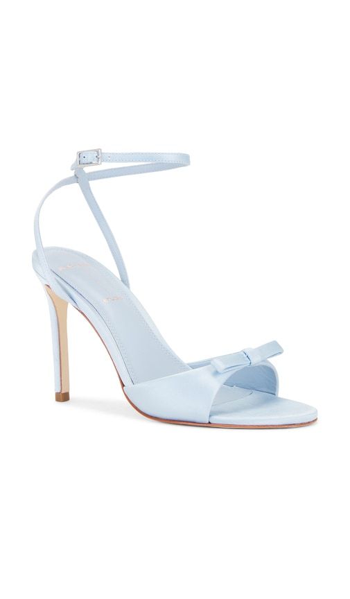 Albie 100 Bow Sandal in Baby Blue. - size 36 (also in 36.5, 37, 37.5, 38, 38.5, 39, 39.5, 40) - BLACK SUEDE STUDIO - Modalova