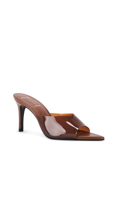 Belle 80 Mule in Brown. - size 6.5 (also in 7, 7.5, 8.5) - BLACK SUEDE STUDIO - Modalova