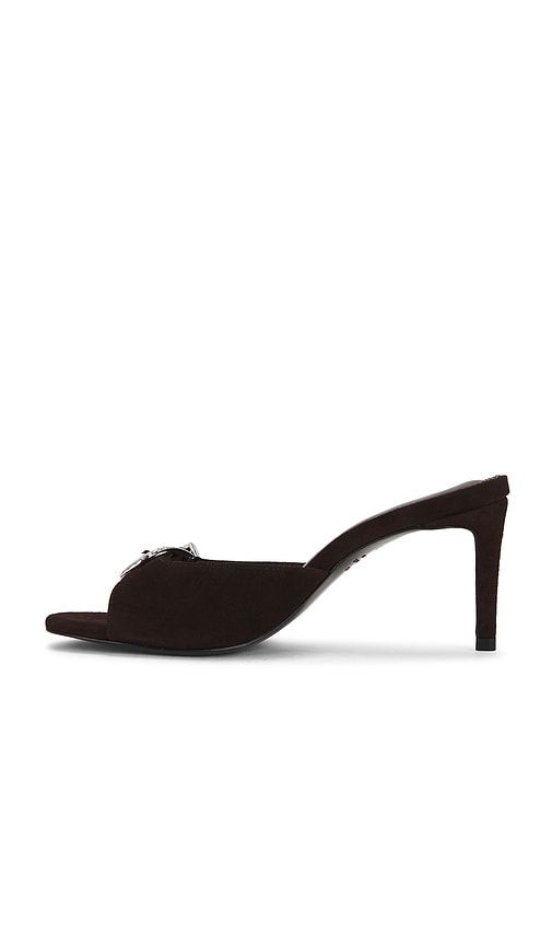 Elena 70 Mule in . Size 37. Also in 37.5, 38, 41 - BLACK SUEDE STUDIO - Modalova