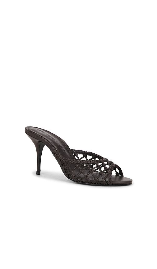 Peach 80 Mule in Chocolate. - size 36 (also in 36.5, 37, 37.5, 38, 39, 41) - BLACK SUEDE STUDIO - Modalova