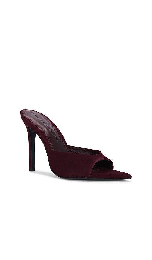 Brea Mule in Burgundy. - size 36 (also in 37, 38, 39, 40) - BLACK SUEDE STUDIO - Modalova