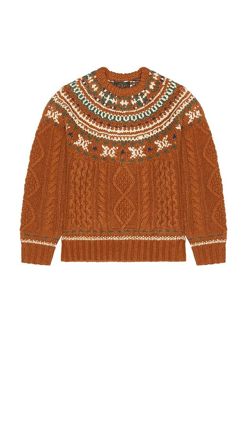Crew Nordic Cable Sweater in . Size L. Also in S - Beams Plus - Modalova