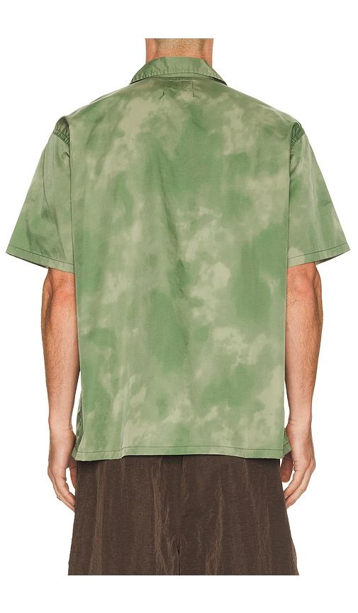 Mil-Sht Nyco Twill Pigment Print in Green. - size L (also in M, S, XL) - Beams Plus - Modalova