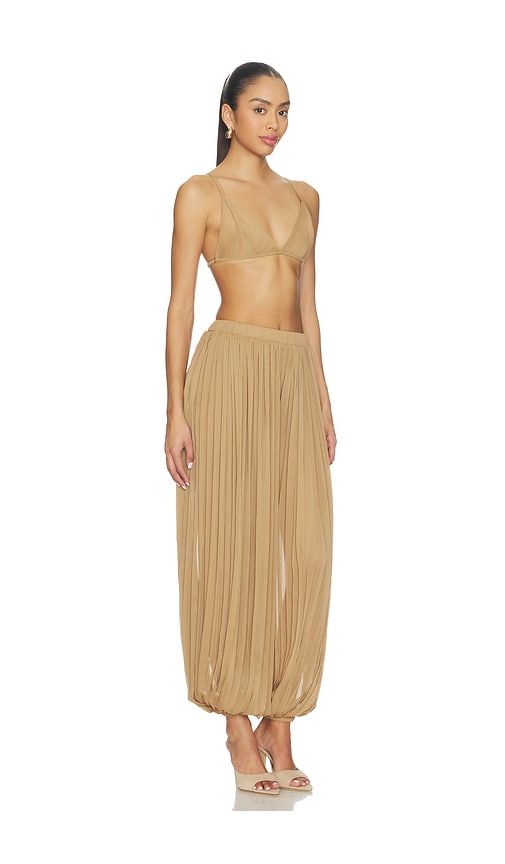 Mosi Chiffon Top & Pant Set in Brown. - size M/L (also in XS/S) - Bronx Banco - Modalova
