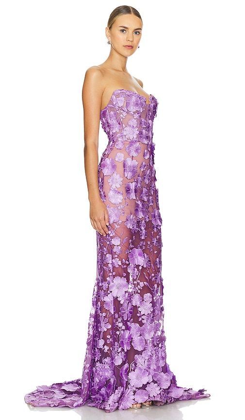 Jasmine Gown in Fuchsia. - size M (also in L, S, XL) - Bronx Banco - Modalova