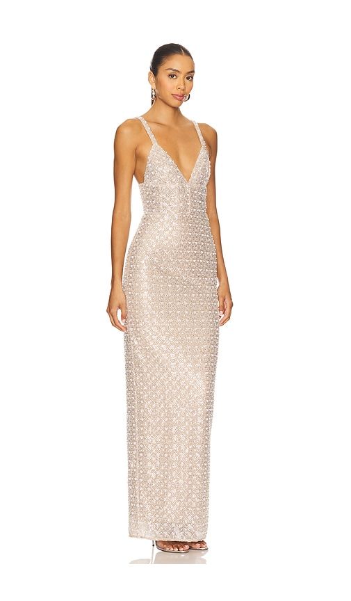 Allegra Sequin Maxi Dress in Metallic . - size L (also in S, XL, XS) - Bronx Banco - Modalova