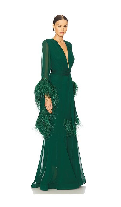 Geisha V-neck Gown in . - size L (also in M, S, XS) - Bronx Banco - Modalova
